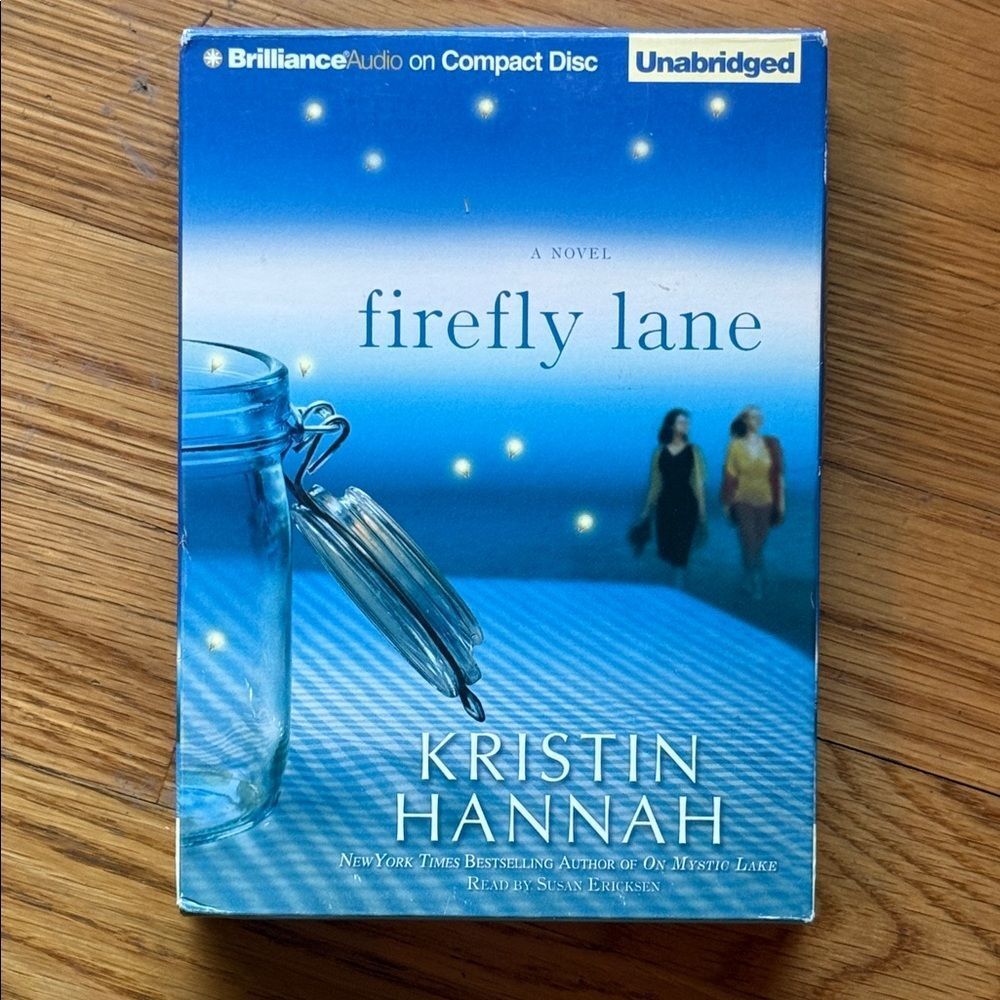 “Firefly Lane”by Kristin Hannah Unabridged Audiobook CDs!